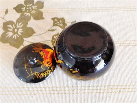 Vintage Japanese Trinket Box 